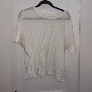 Banana Republic White Malibu Tee